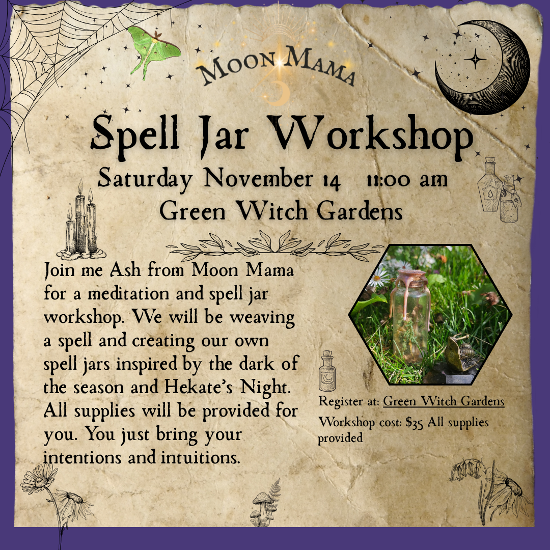 Spell Jar Workshop 11/14/26 @ 11a.m.