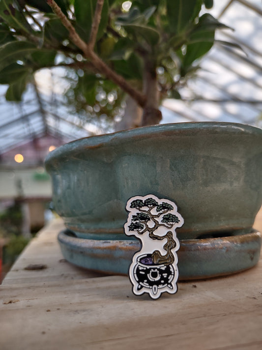 Green Witch Gardens Logo Pin